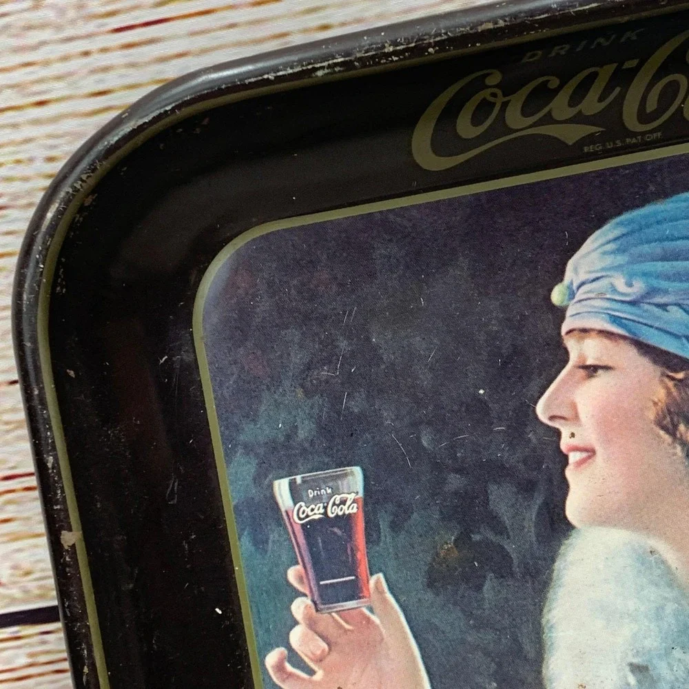 1973 Coca-Cola Metal Serving‎ Tray 1925 Advertisement Reproduction Drink Coke